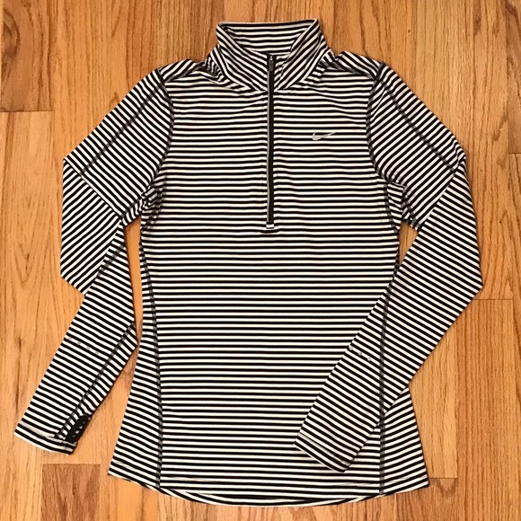 nike stripe half zip